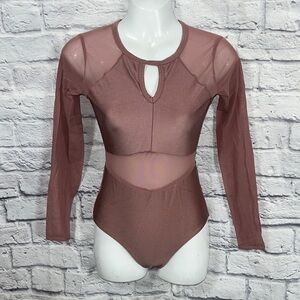 Five dance wear women's leotards size small | blush pink